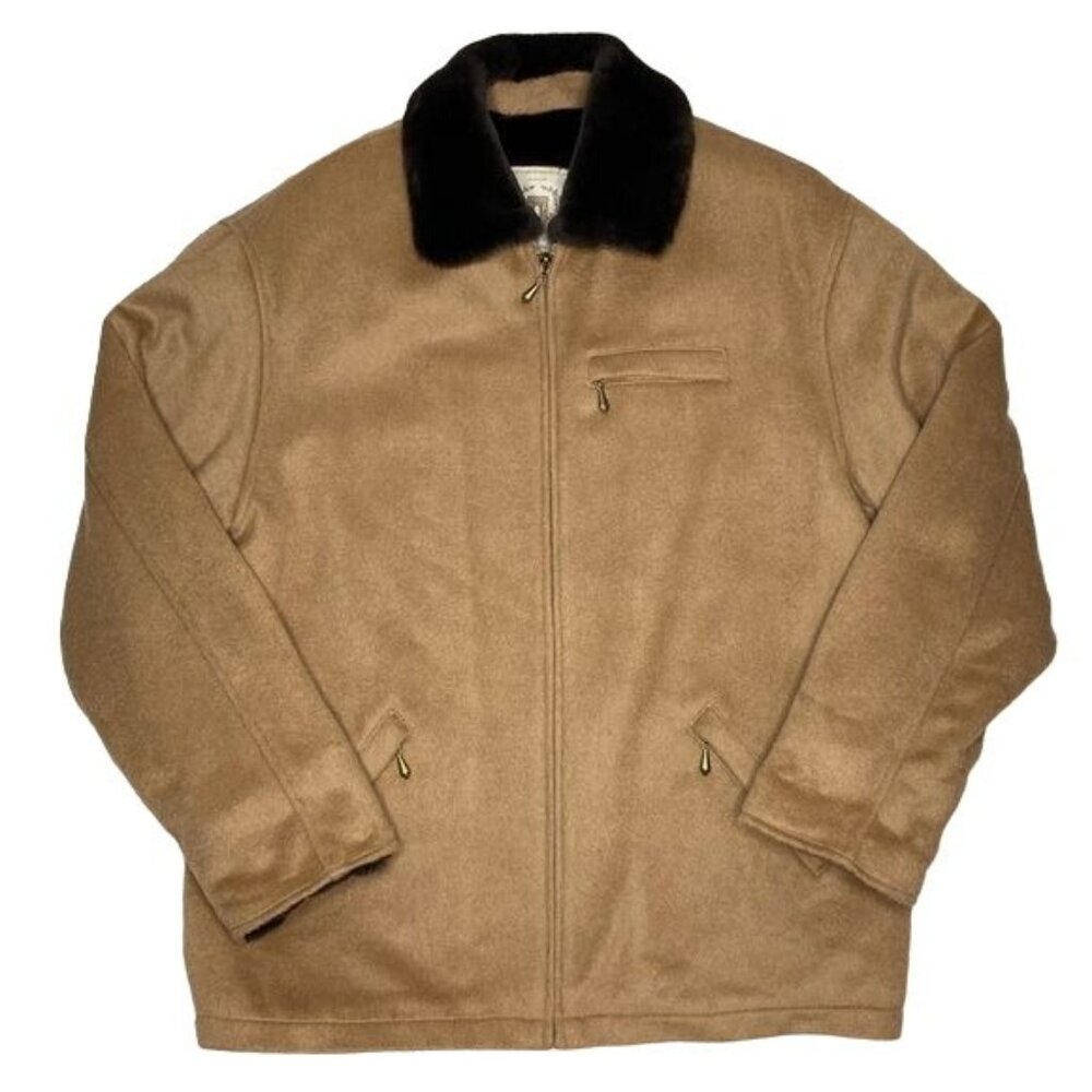 Express De L’Opera Mohair Full Zip Pea Coat: Size Medium